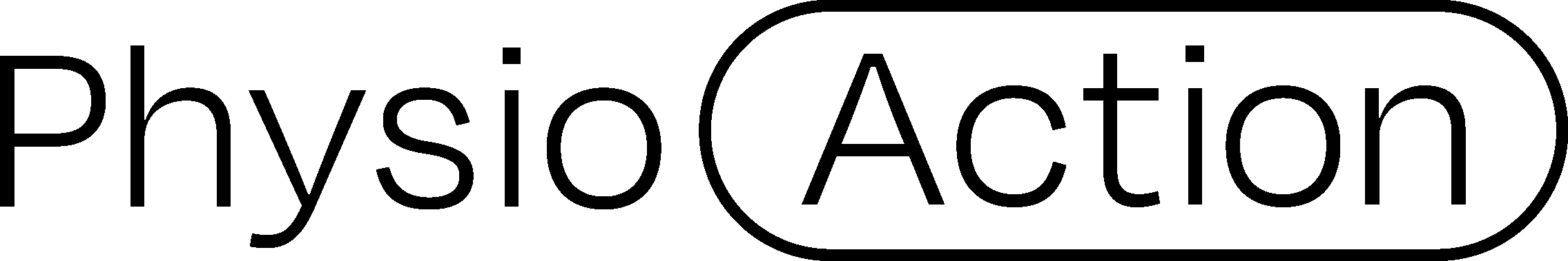 Physio Action logo black